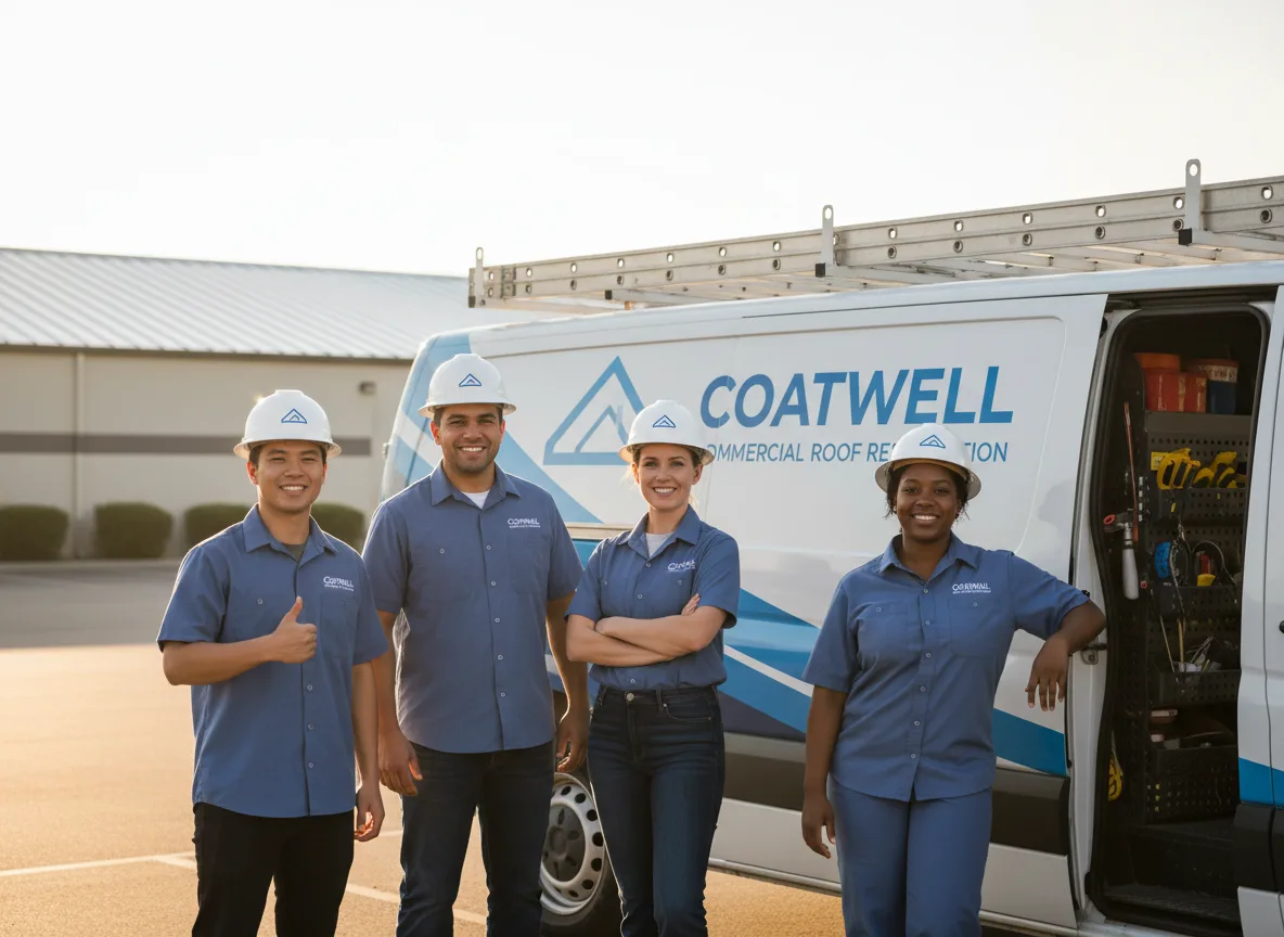Commercial roof coating company in Shiloh, OH